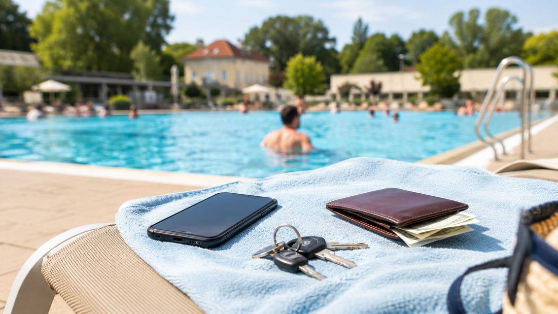 Diebstahl im Freibad vermeiden: Wohin mit Handy, Schlüssel und Geld?