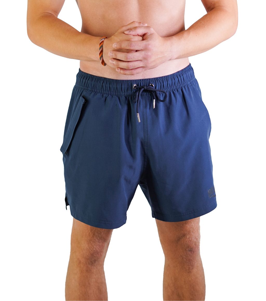 BEVA Herren Badehose mit wasserdichter Tasche für Strand und Urlaub